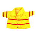 Small Vinyl Fireman Jacket for stuffed plush toy